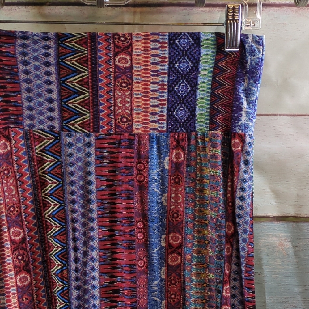APII Colorful Patterned Maxi Skirt - Picture 2 of 4